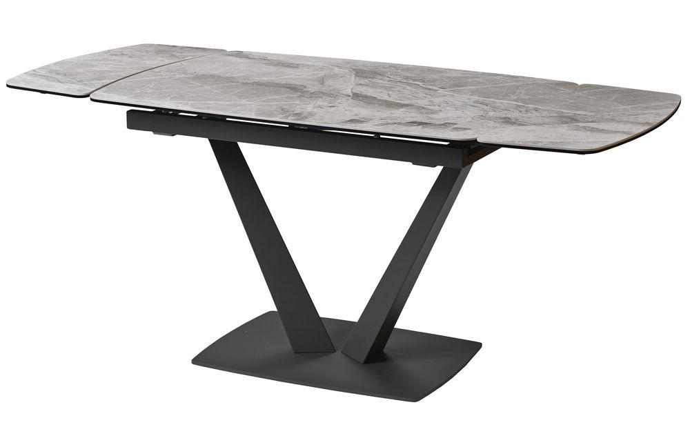 Elvi Light Grey стол керамический 120-180 см Concepto