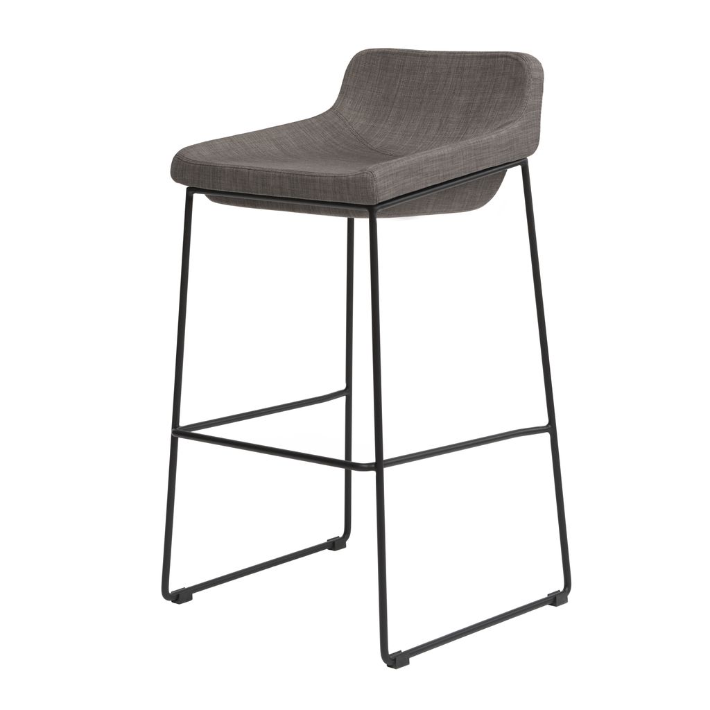 Comfy полубарный стул серый Concepto