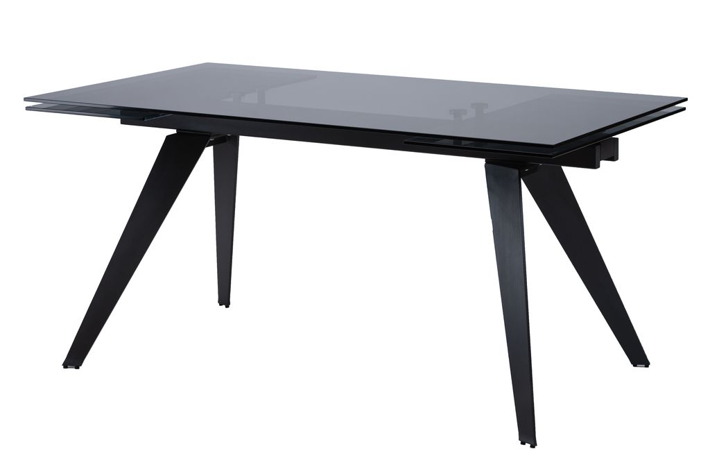 Glassy Keen стол раскладной чёрный 160-240 см Concepto