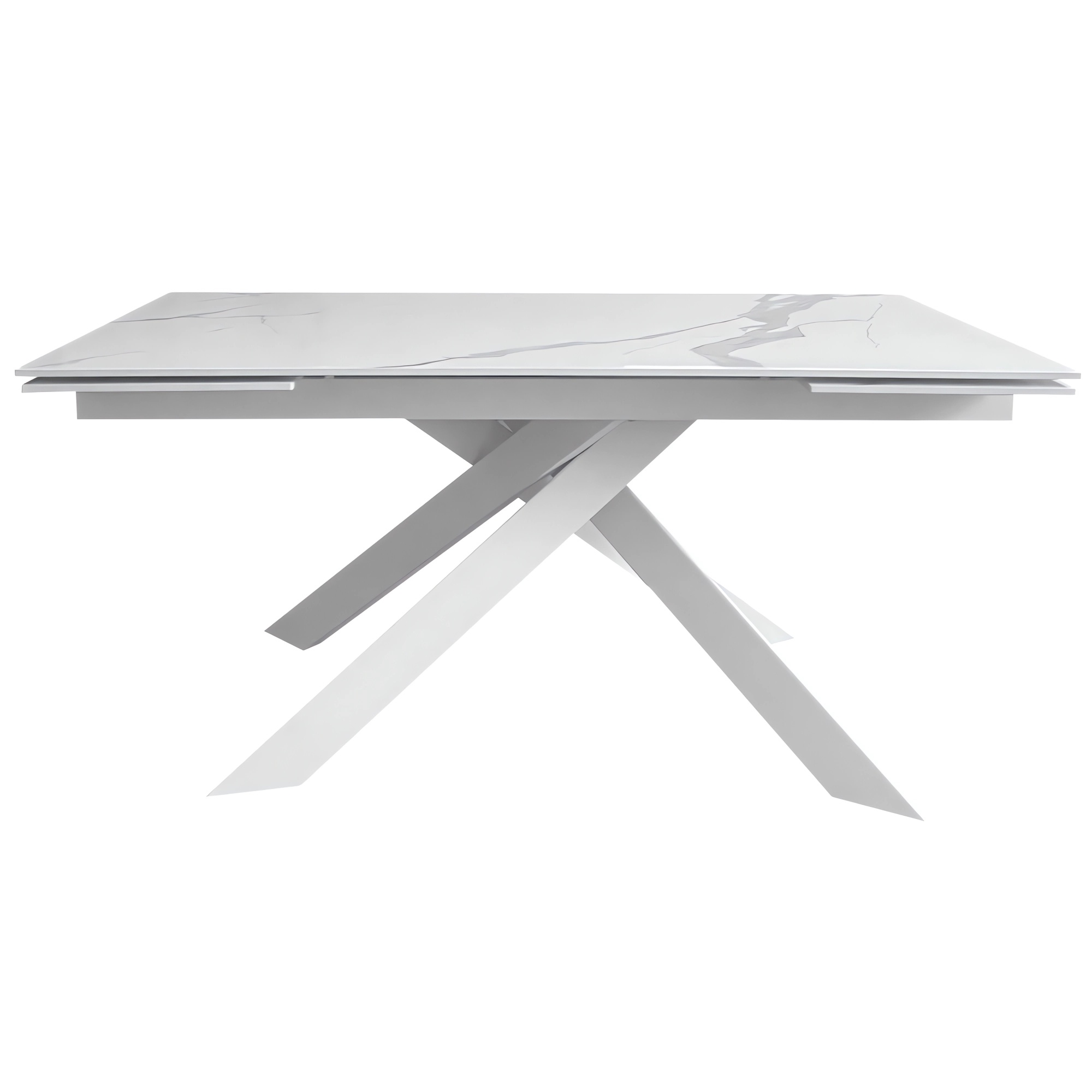 Gracio Carrara White стол раскладной керамика 160-240 см Concepto