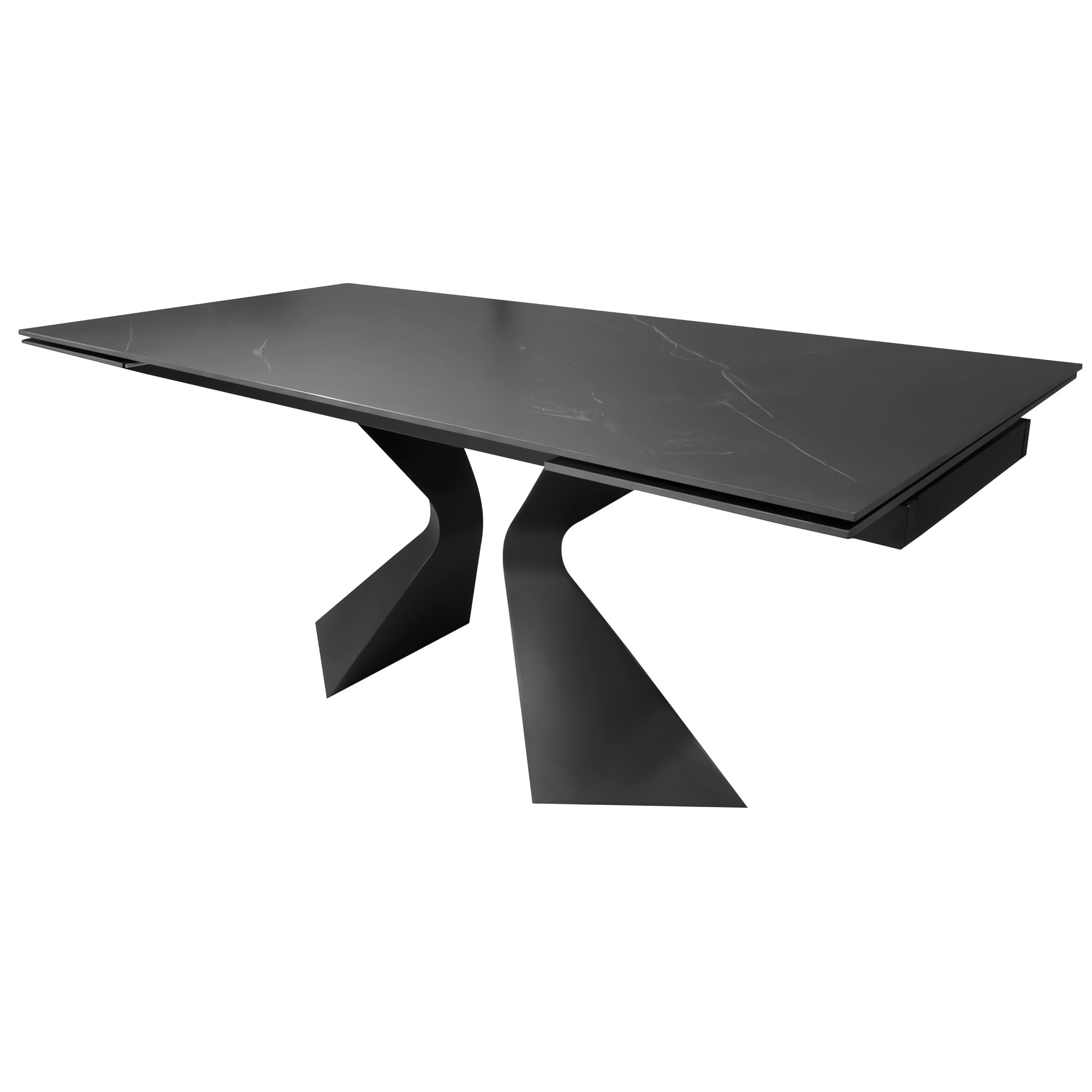 Duna Black Marble стол раскладной керамика 180-260 см Concepto