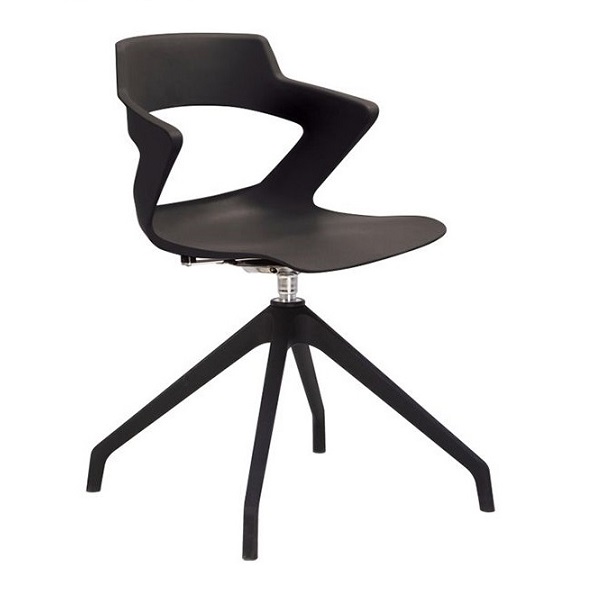 Крісло поворотне ZENITH plast black 4S