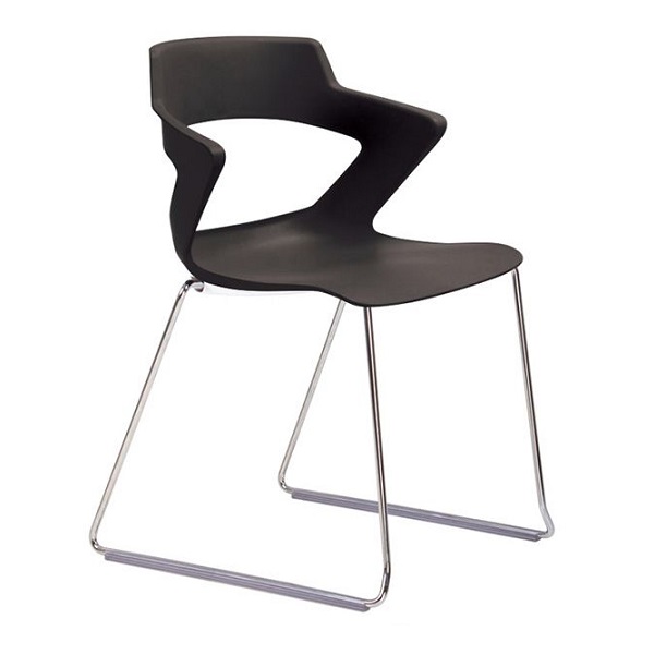 Крісло для кафе ZENITH plast black CFS