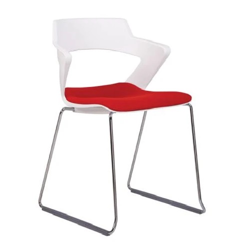 Крісло для кафе ZENITH plast plus combi white CFS