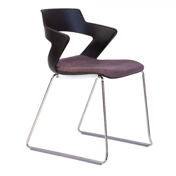 Крісло для кафе ZENITH plast plus combi black CFS