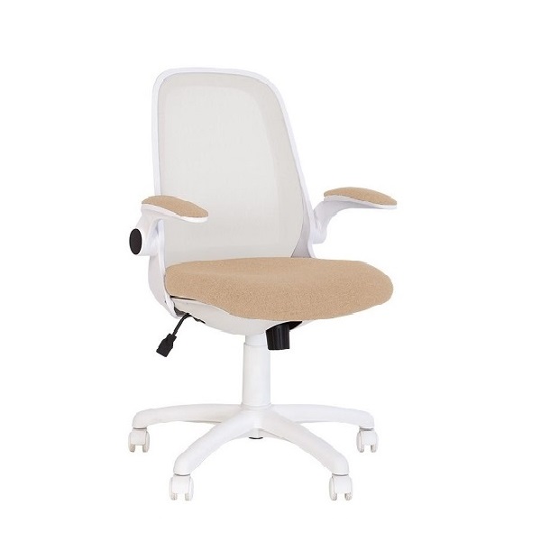 Крісло з сіткою Глорі GTP Plast White