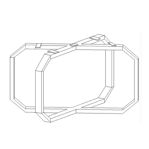 Каркас офісного столу R04X2